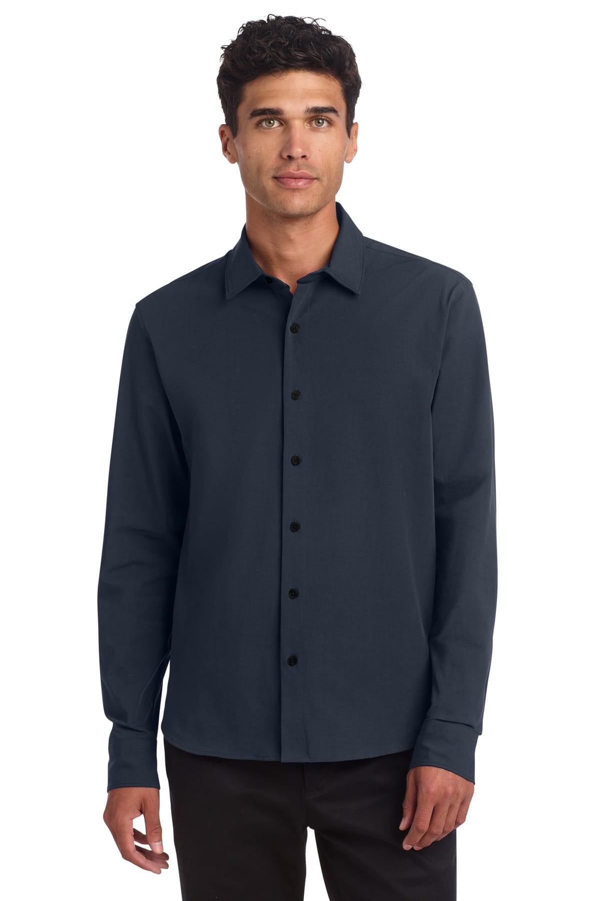 Mercer+Mettle MM2000 XS / Night Navy Mercer+Mettle ®  Long Sleeve Stretch Woven Shirt MM2000