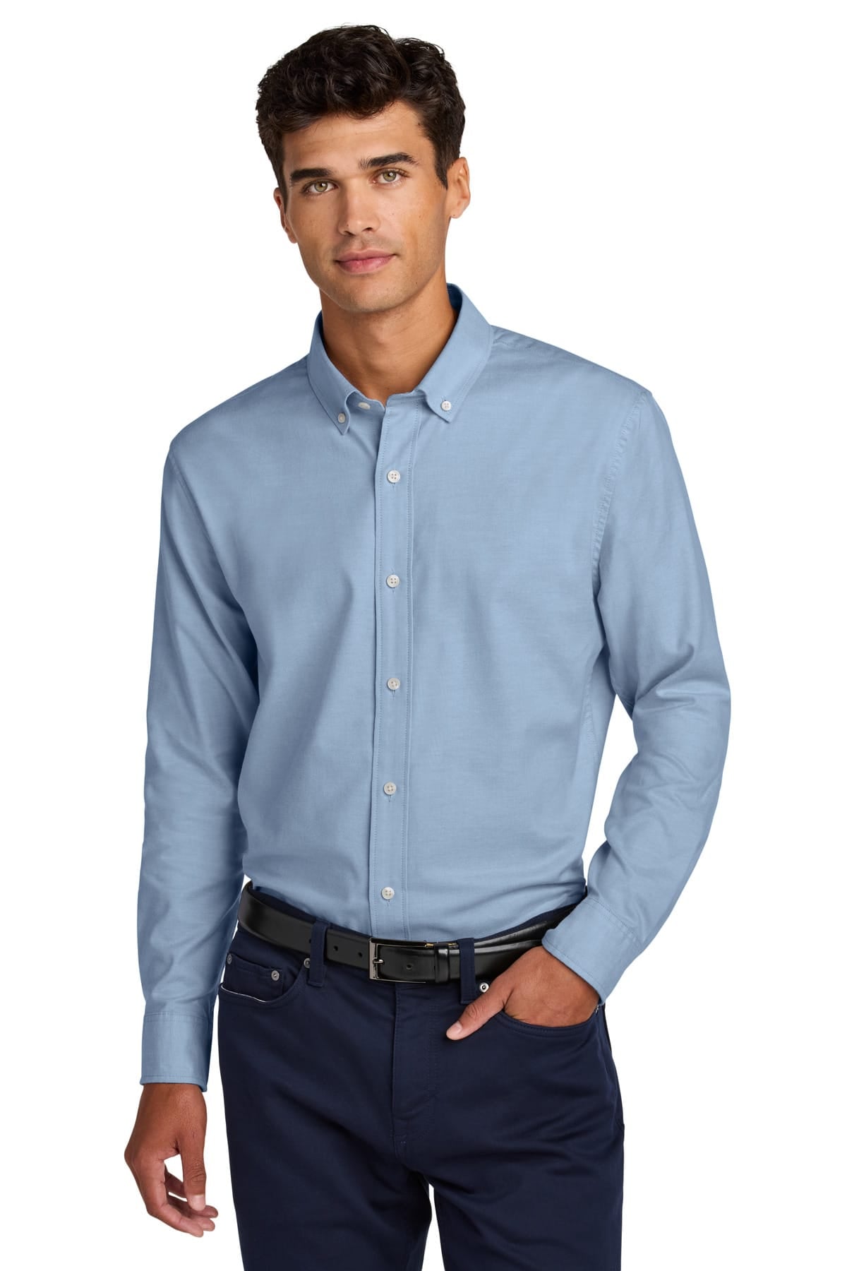 Mercer+Mettle MM2002 XS / Cobalt Mercer+Mettle ®  Long Sleeve Modern Oxford Shirt MM2002