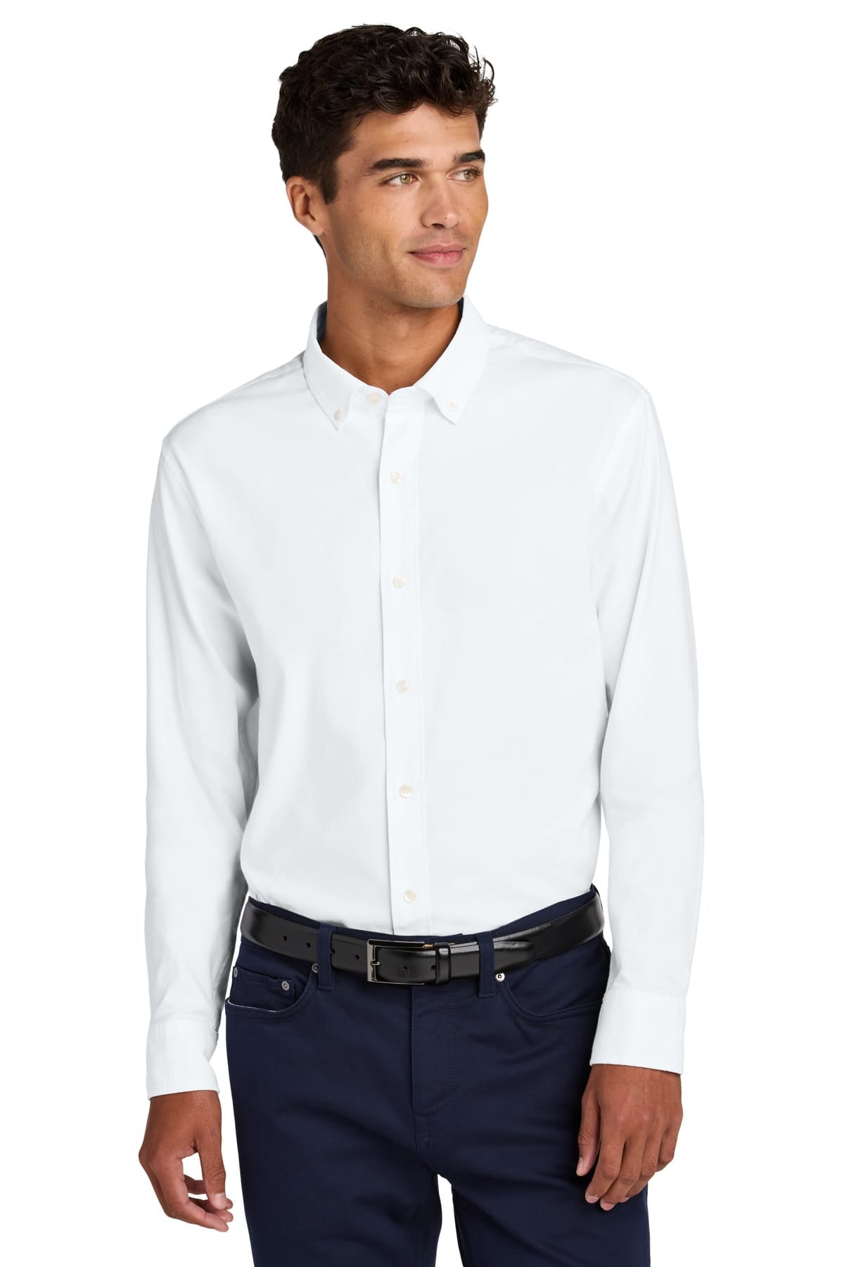 Mercer+Mettle MM2002 XS / White Mercer+Mettle ®  Long Sleeve Modern Oxford Shirt MM2002