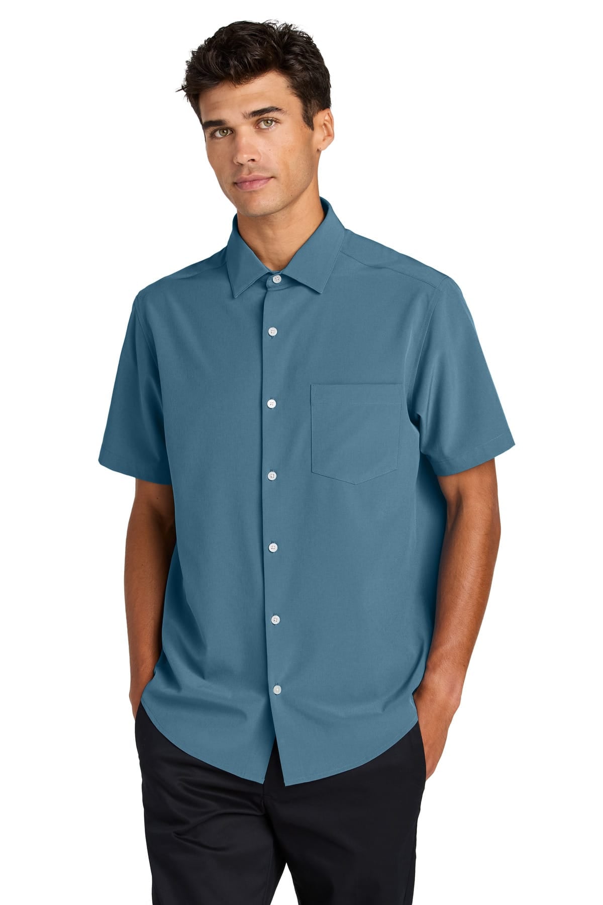 Mercer+Mettle MM2006 XS / Harbor Blue Mercer+Mettle Short Sleeve UV Capital Tech Shirt MM2006