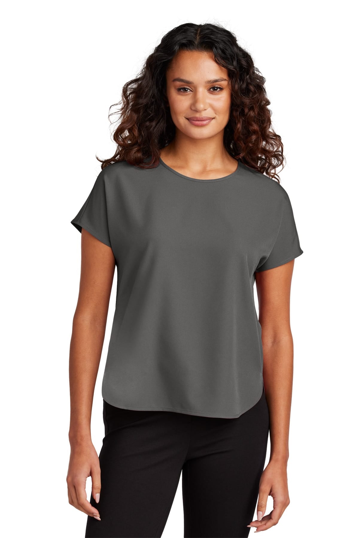 Mercer+Mettle MM2015 XS / Anchor Grey Mercer+Mettle Women's Stretch Crepe Crew MM2015