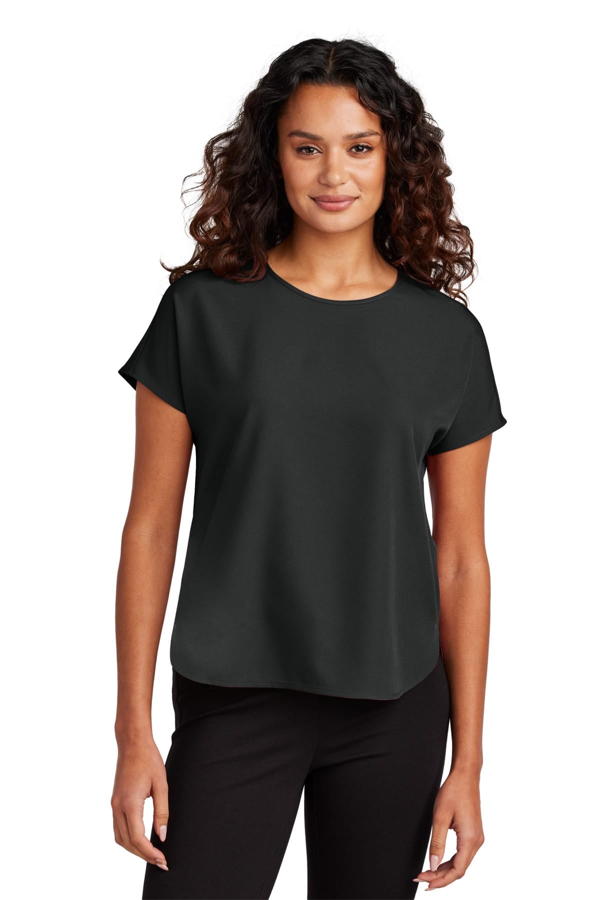 Mercer+Mettle MM2015 XS / Deep Black Mercer+Mettle Women's Stretch Crepe Crew MM2015