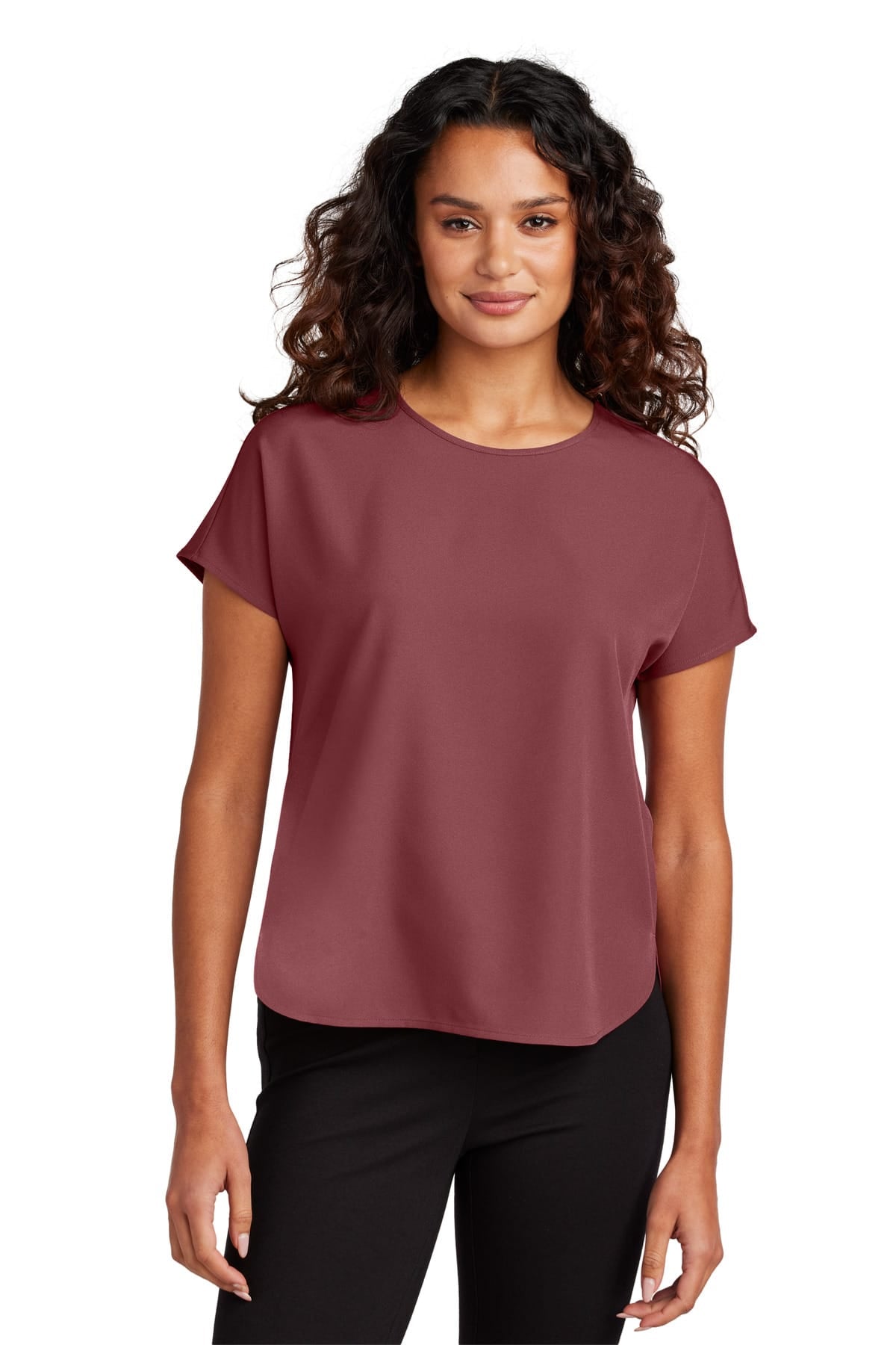 Mercer+Mettle MM2015 XS / Rosewood Mercer+Mettle Women's Stretch Crepe Crew MM2015