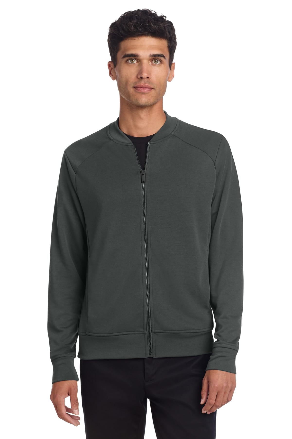 Mercer+Mettle MM3000 XS / Anchor Grey Mercer+Mettle Double-Knit Bomber MM3000