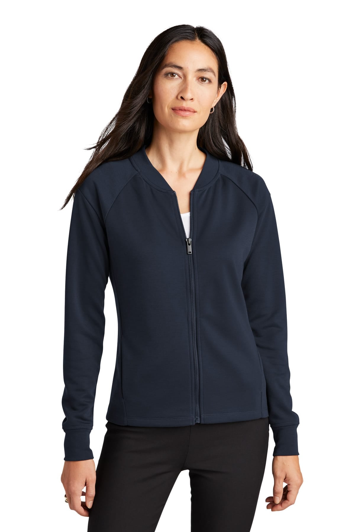 Mercer+Mettle MM3001 XS / Night Navy Mercer+Mettle Women's Double-Knit Bomber MM3001