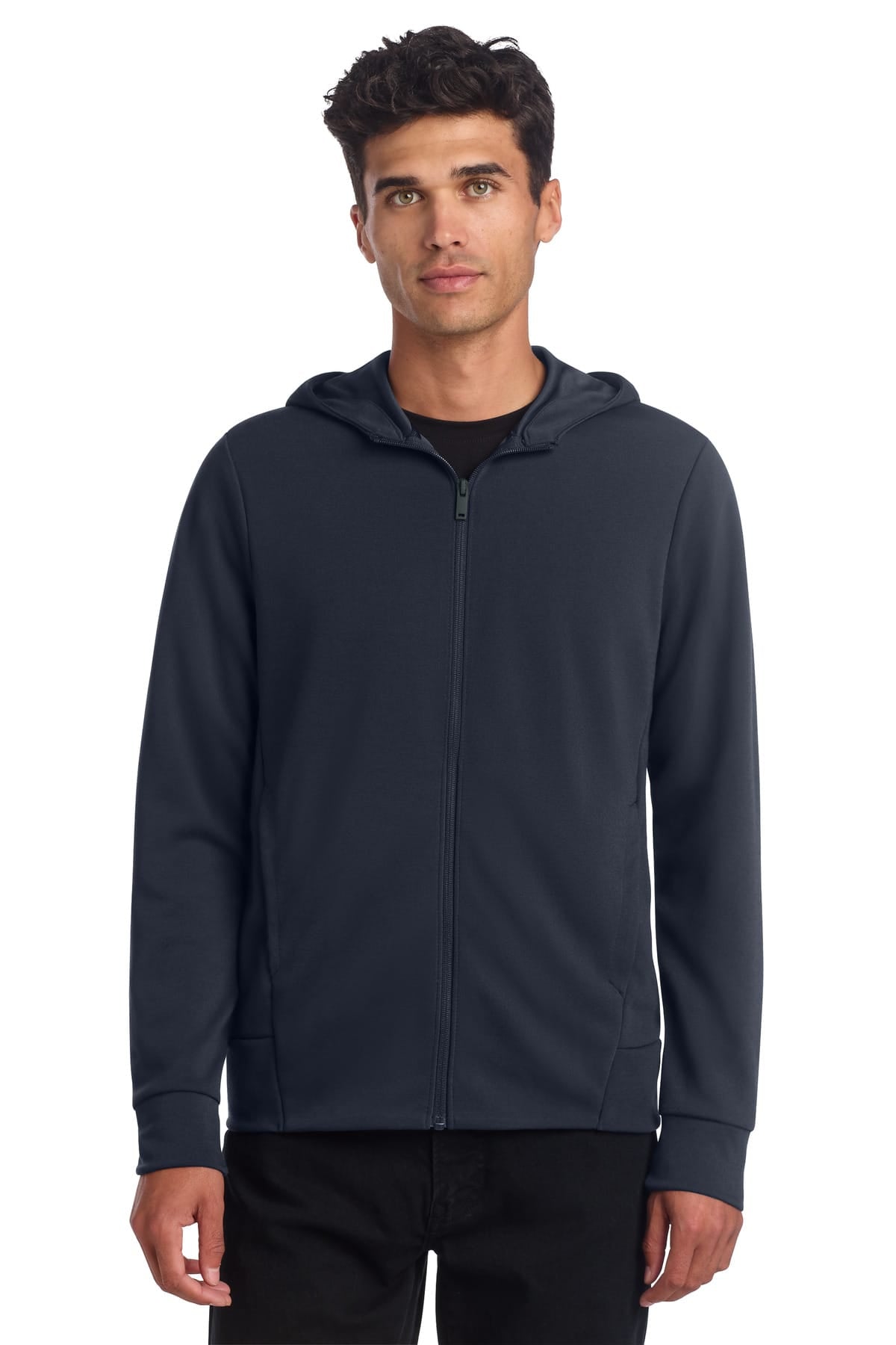 Mercer+Mettle MM3002 XS / Night Navy Mercer+Mettle Double-Knit Full-Zip Hoodie MM3002
