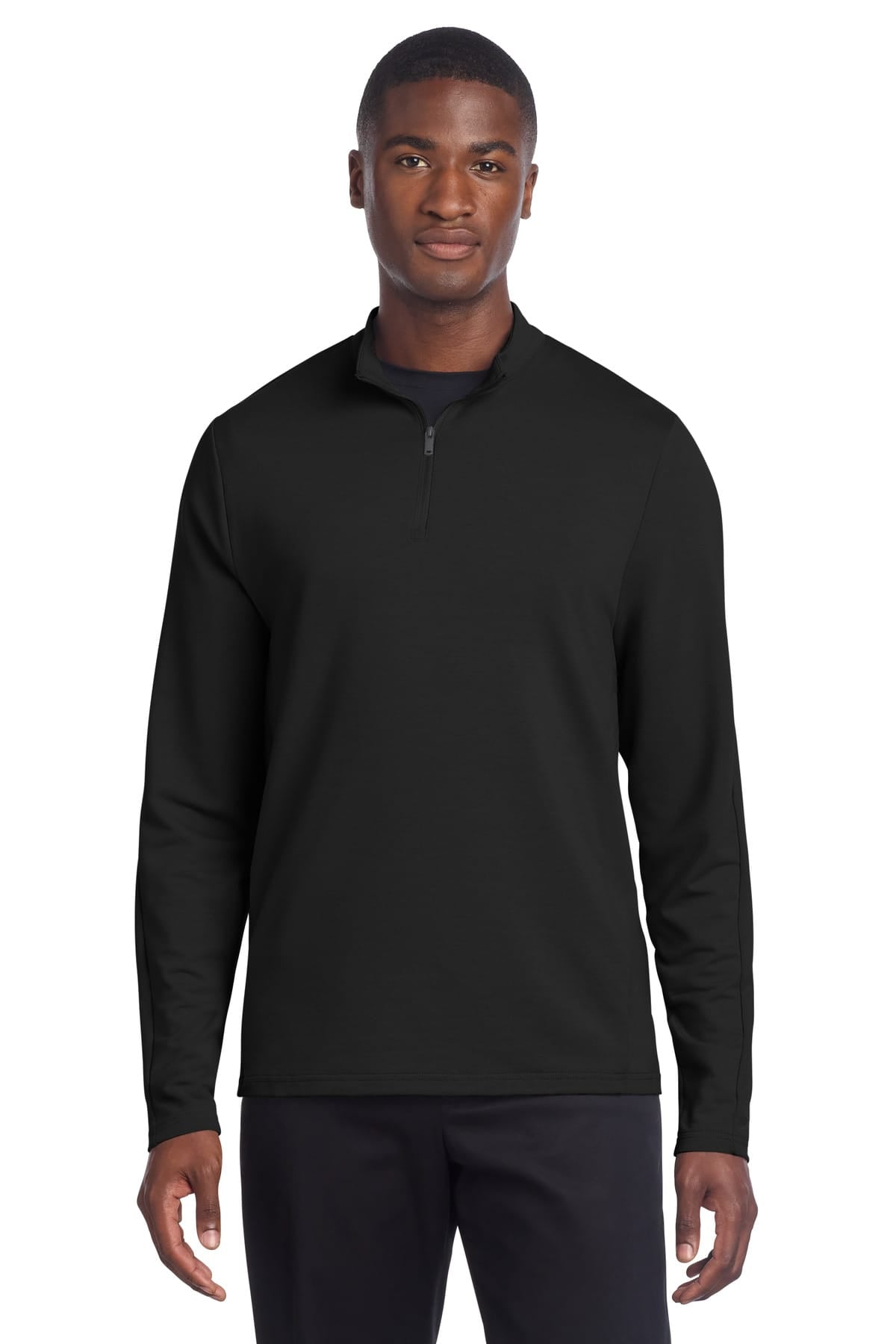 Mercer+Mettle MM3010 XS / Deep Black Mercer+Mettle Stretch 1/4-Zip Pullover MM3010