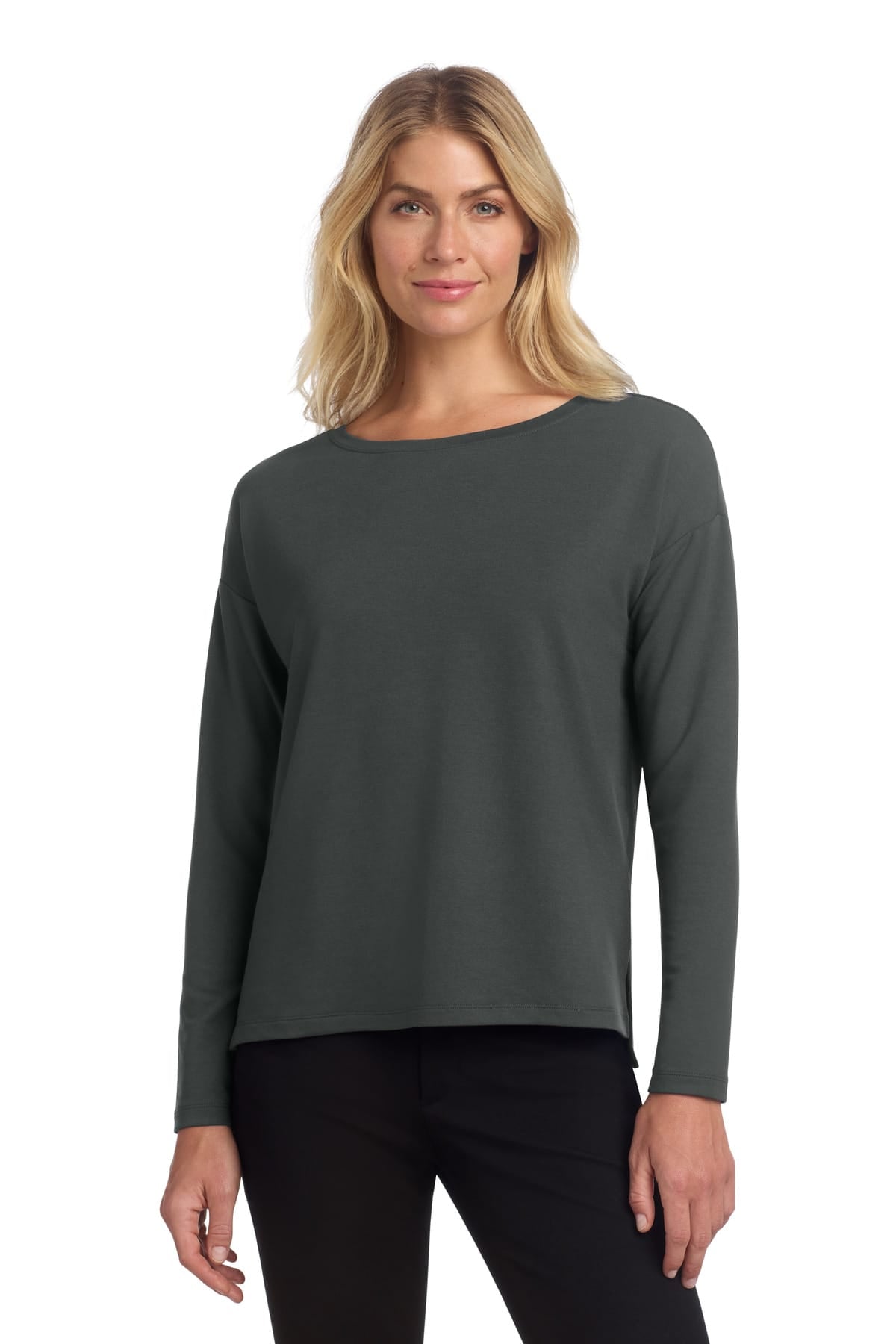 Mercer+Mettle MM3013 XS / Anchor Grey Mercer+Mettle Women's Stretch Drop Shoulder Pullover MM3013