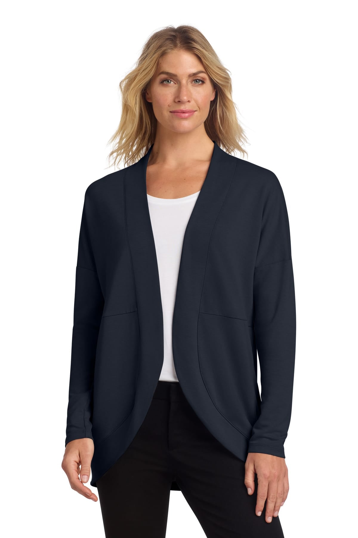 Mercer+Mettle MM3015 XS / Night Navy Mercer+Mettle Women's Stretch Open-Front Cardigan MM3015