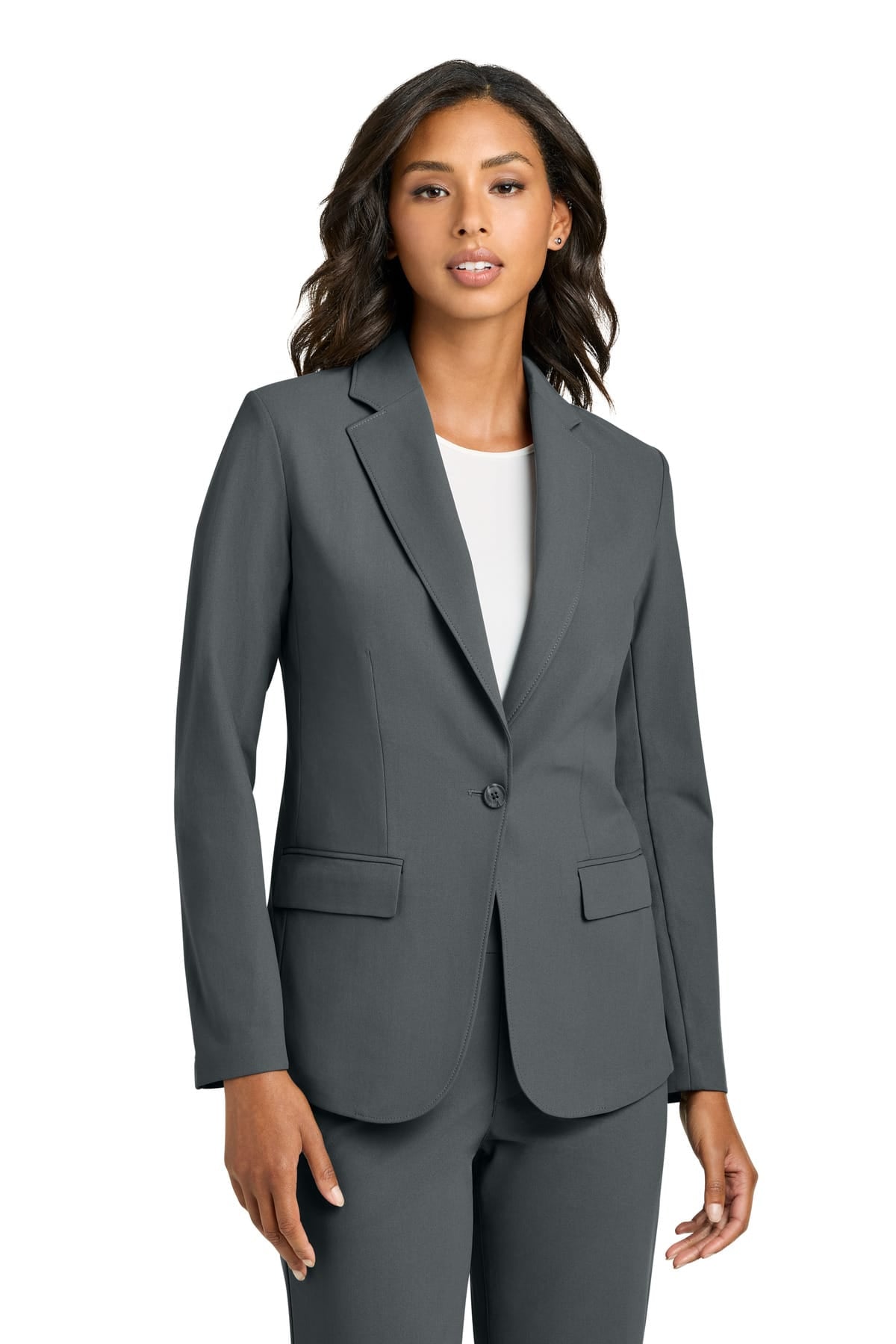 Mercer+Mettle MM3033 XS / Storm Grey Mercer+Mettle Women's Capital Tech Blazer MM3033