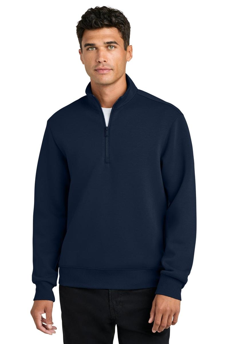 Mercer+Mettle Soft Spacer 1/4-Zip MM3100 in Night Navy