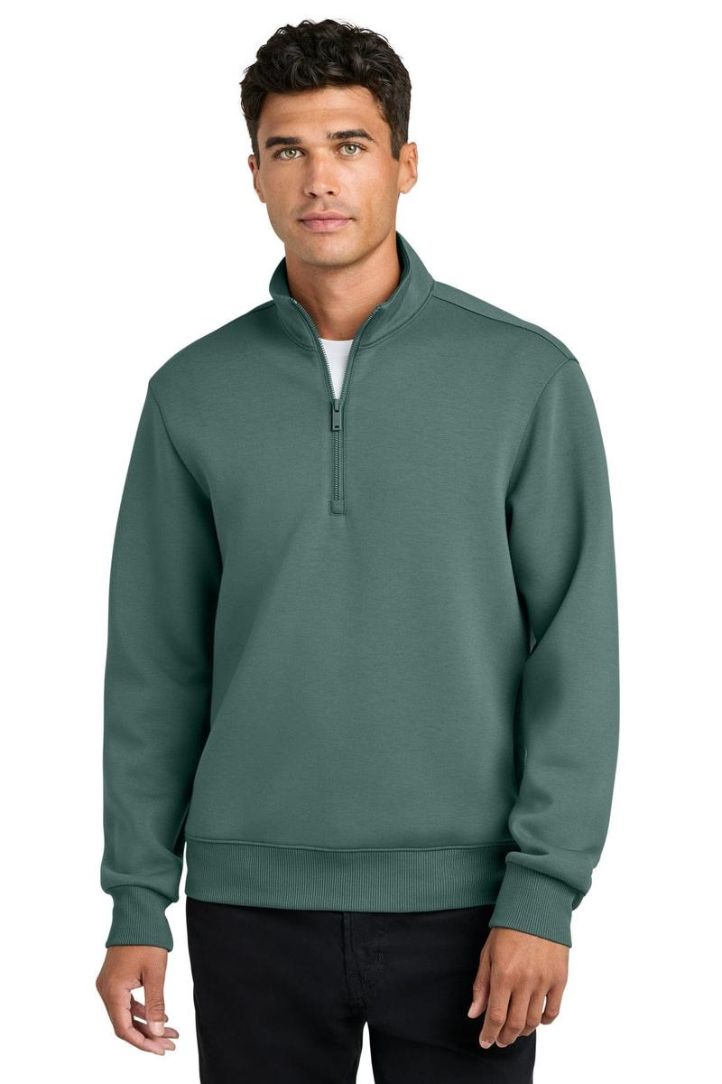 Mercer+Mettle Soft Spacer 1/4-Zip MM3100 in Silver Pine