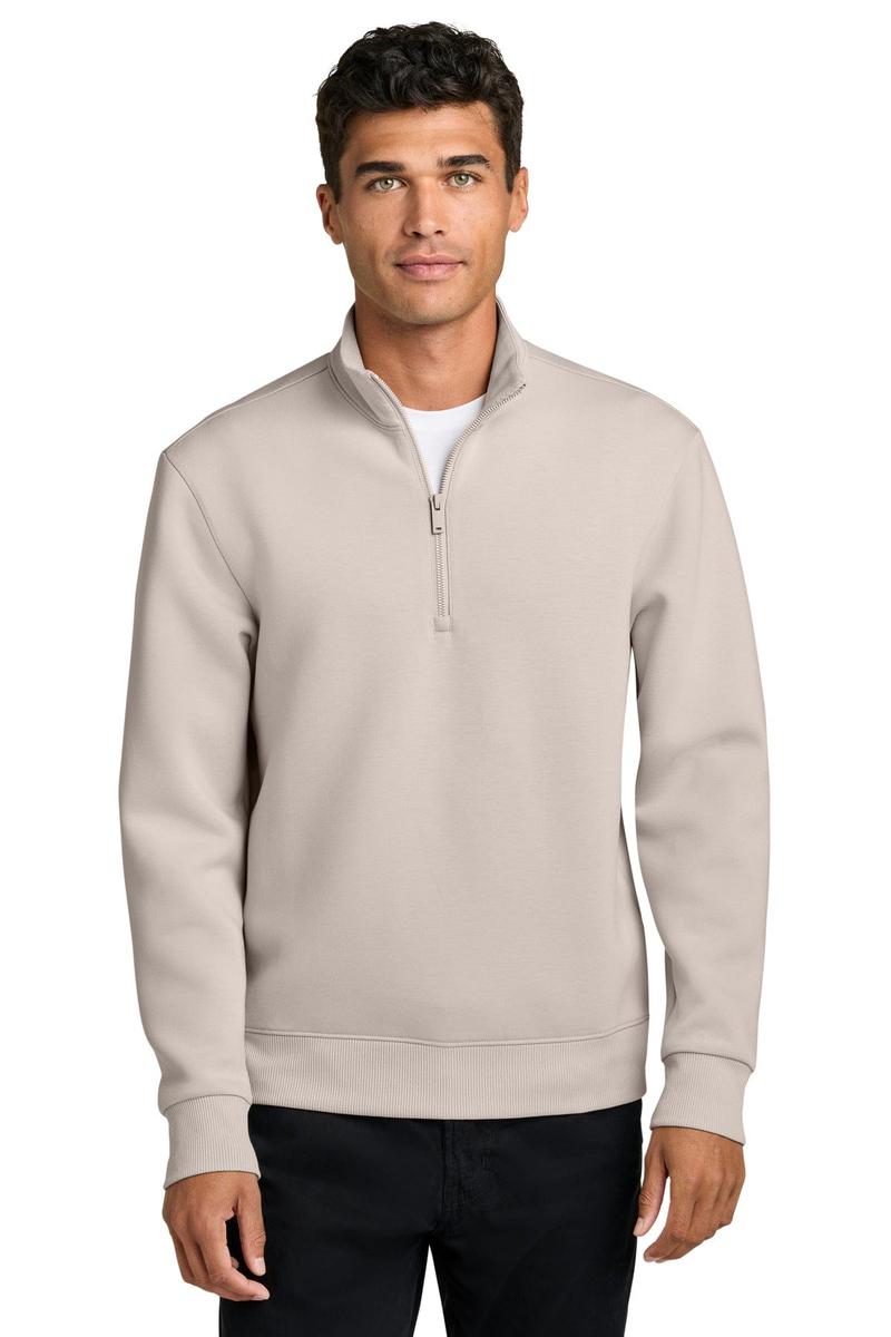 Mercer+Mettle Soft Spacer 1/4-Zip MM3100 in Warm Quartz