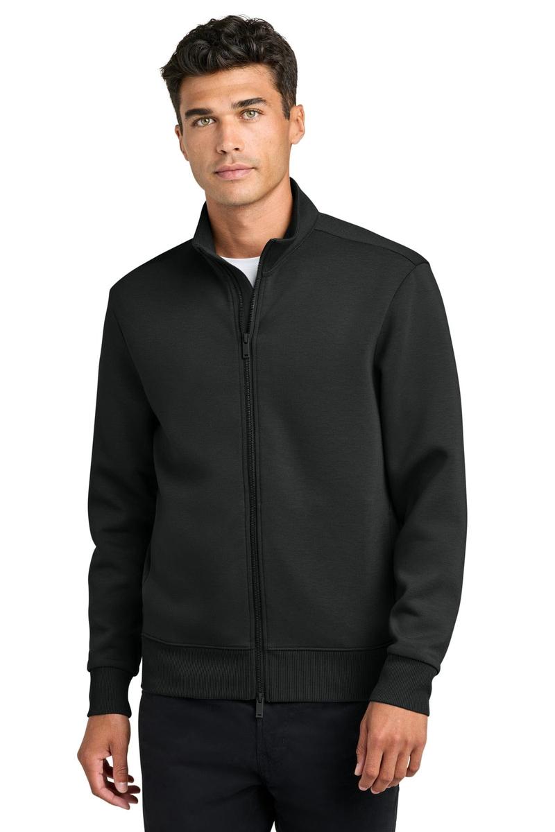 Mercer+Mettle Soft Spacer Full-Zip MM3102 in Deep Black