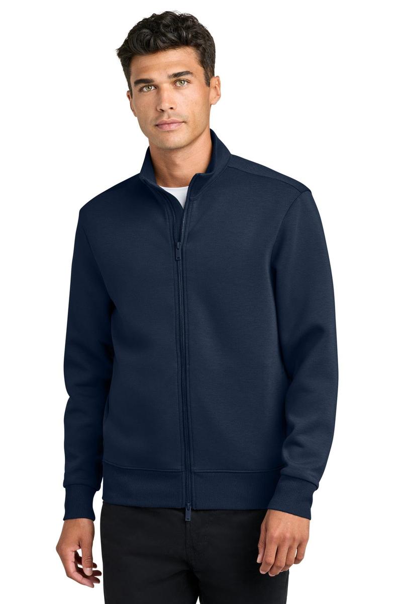 Mercer+Mettle Soft Spacer Full-Zip MM3102 in Night Navy