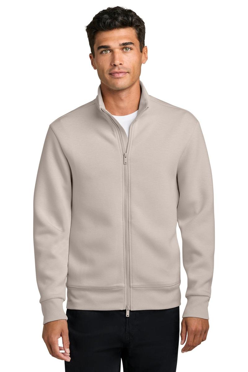 Mercer+Mettle Soft Spacer Full-Zip MM3102 in Warm Quartz