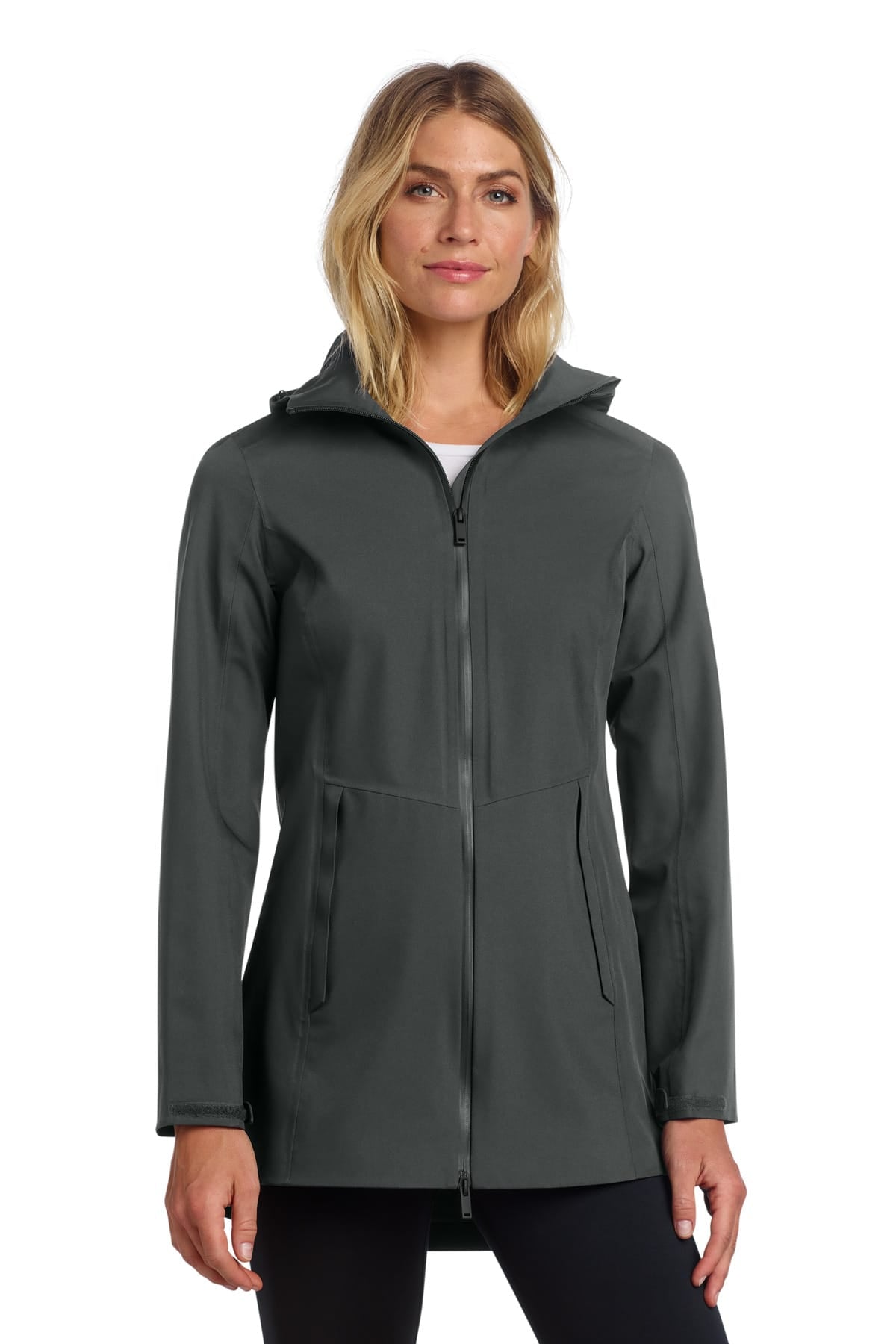 Mercer+Mettle MM7001 XS / Anchor Grey Mercer+Mettle Women's Waterproof Rain Shell MM7001