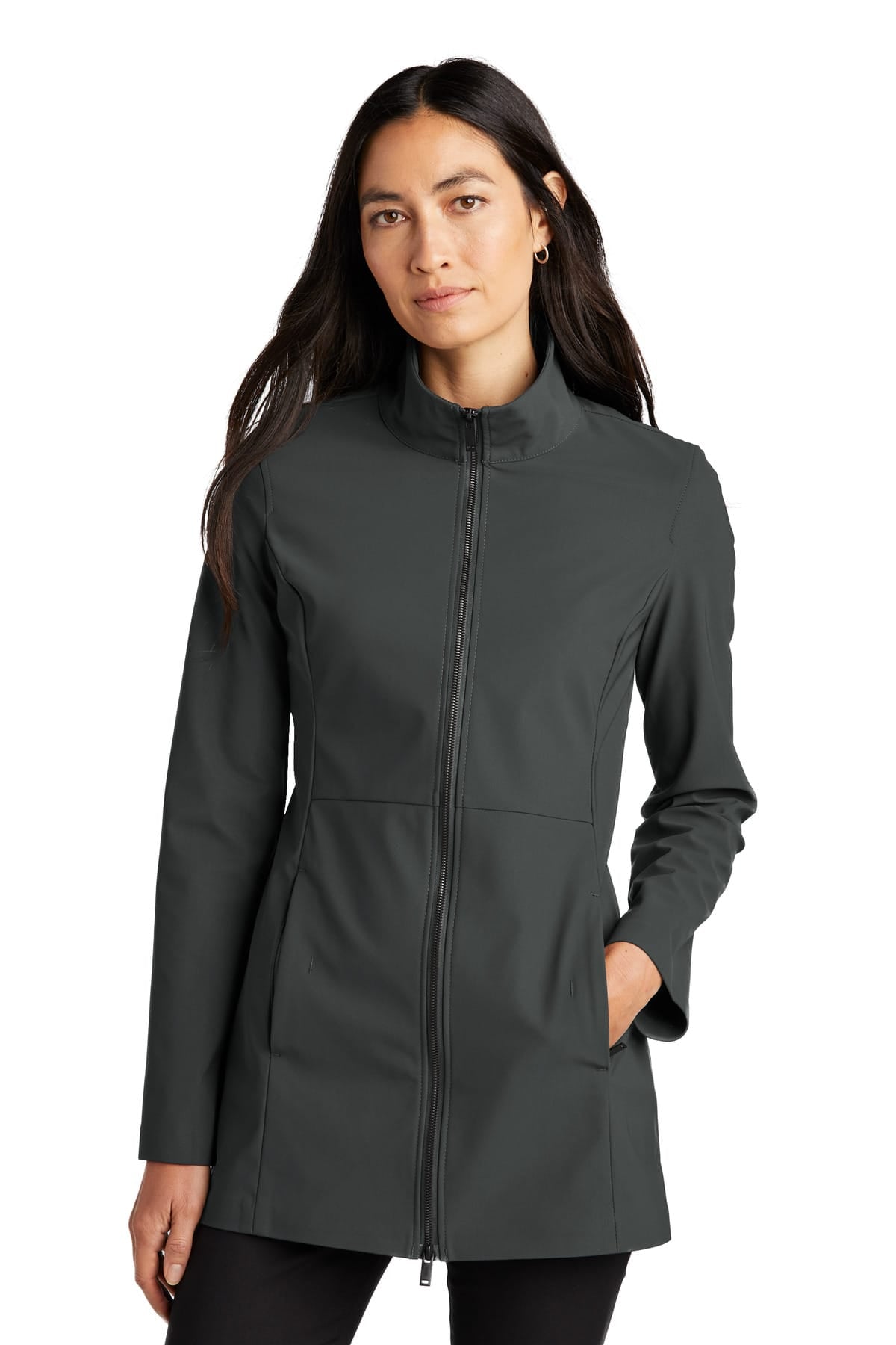 Mercer+Mettle MM7101 XS / Anchor Grey Mercer+Mettle Women's Faille Soft Shell MM7101
