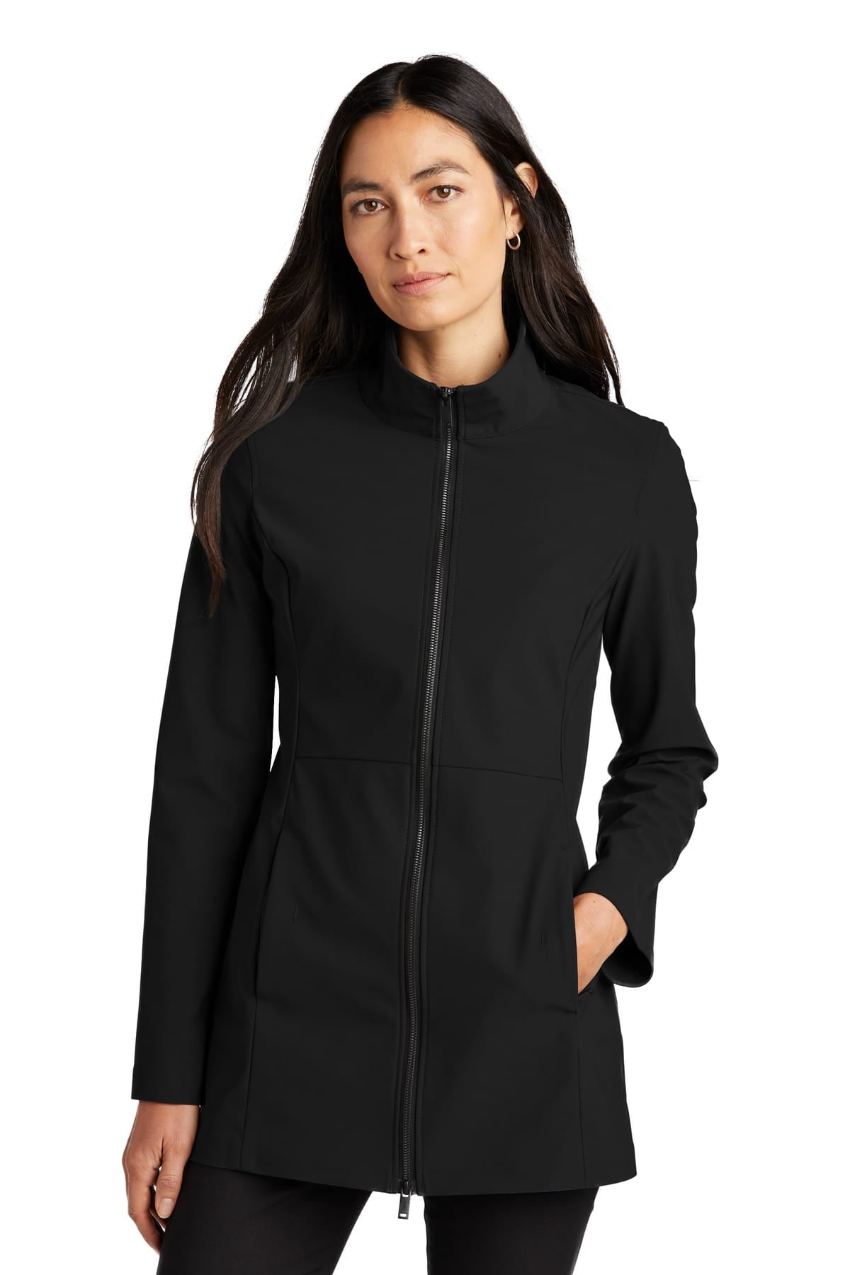 Mercer+Mettle MM7101 XS / Deep Black Mercer+Mettle Women's Faille Soft Shell MM7101