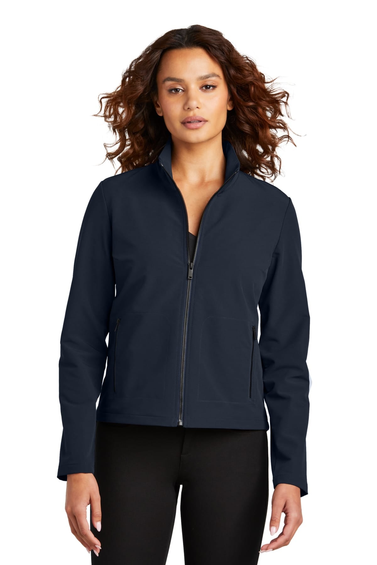 Mercer+Mettle MM7103 XS / Night Navy Mercer+Mettle Women's Stretch Soft Shell Jacket MM7103