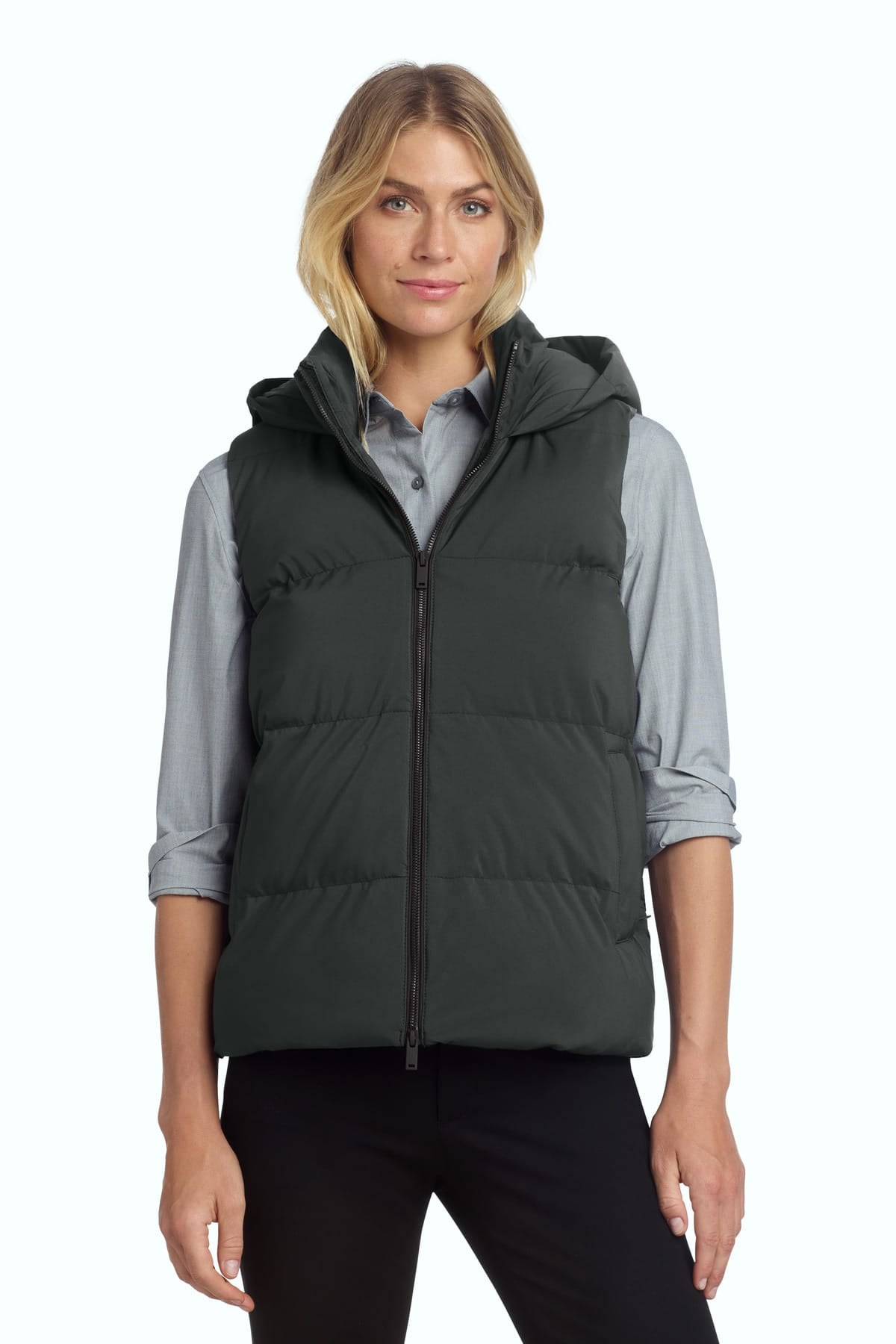 Mercer+Mettle MM7217 XS / Anchor Grey Mercer+Mettle MM7217 Women's Puffy Vest