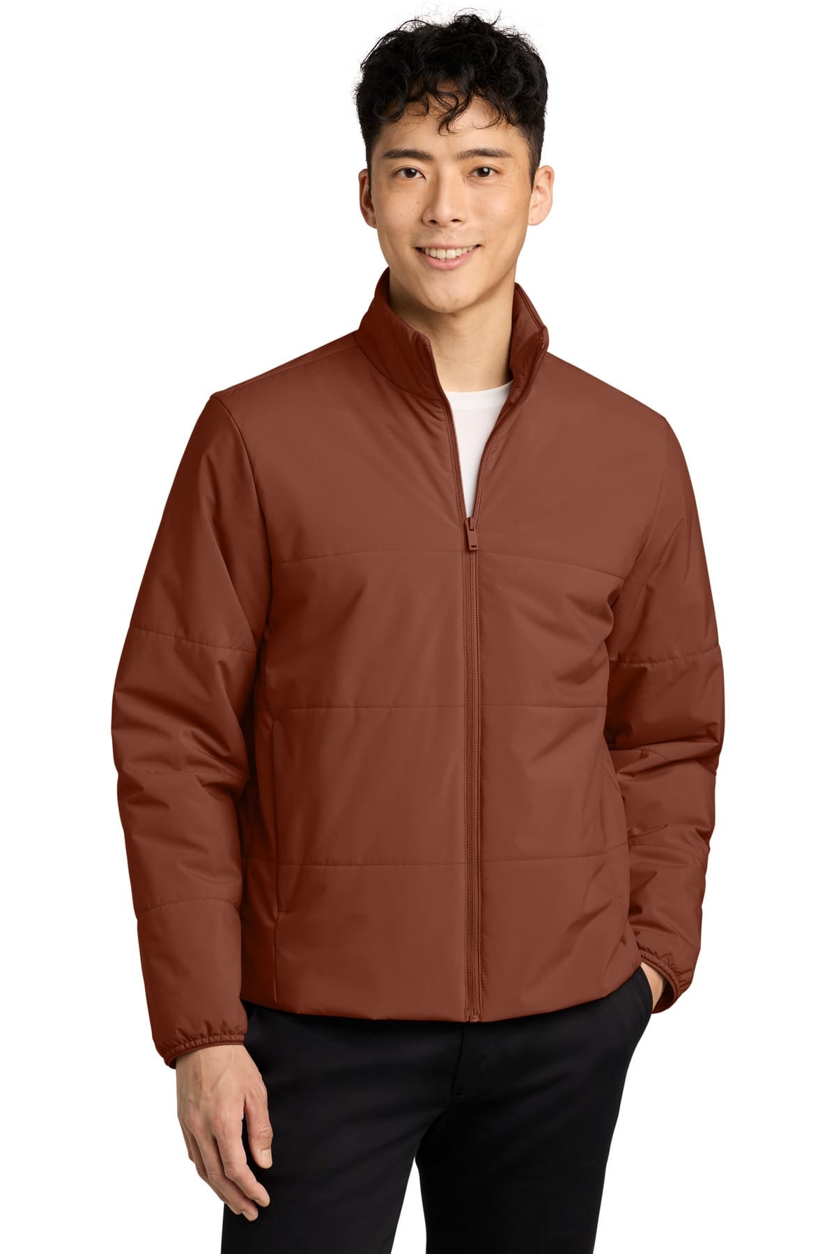 Mercer+Mettle MM7220 XS / Dark Sienna Mercer+Mettle ®  Brookline Quilted Jacket MM7220