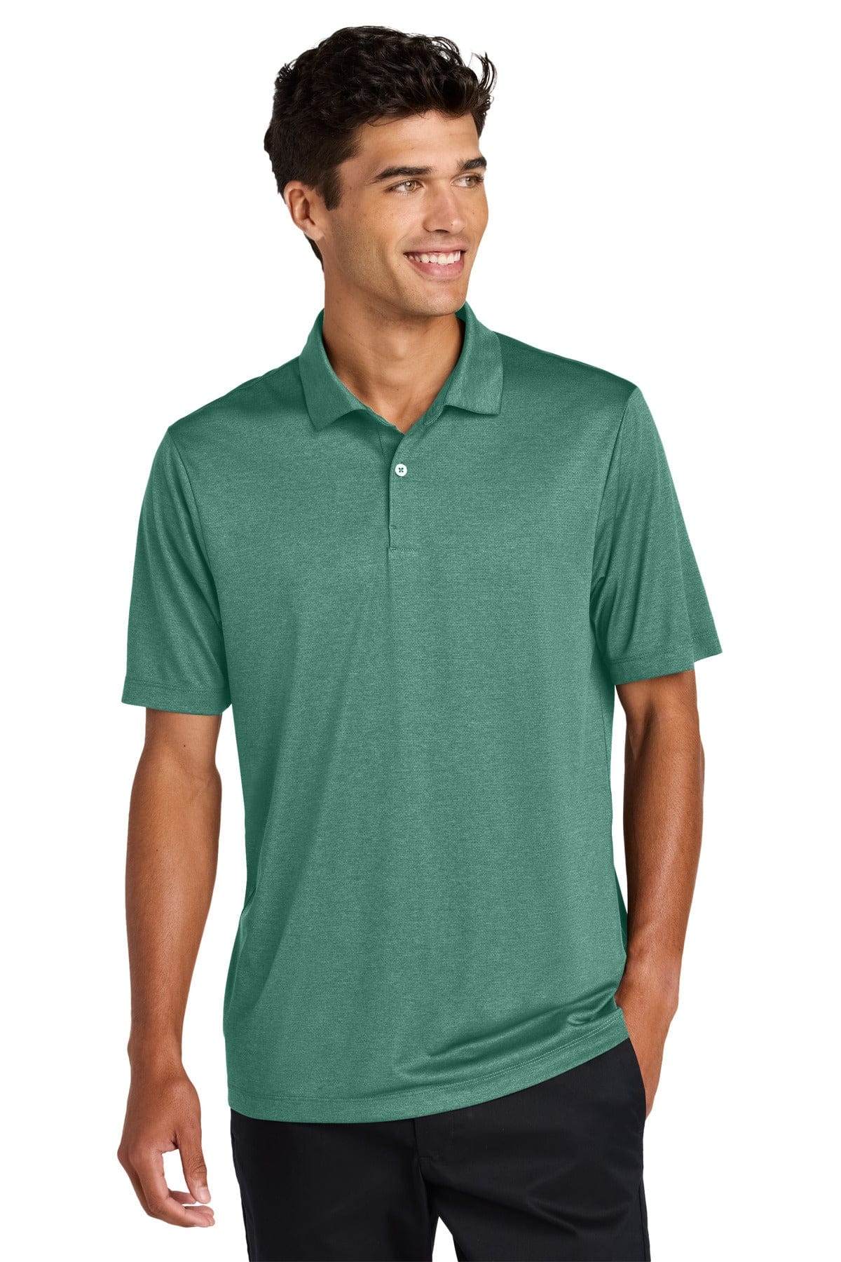Mercer+Mettle Polos/Knits 3XL / Sage Heather Mercer+Mettle® Recharge Jersey Polo MM1020