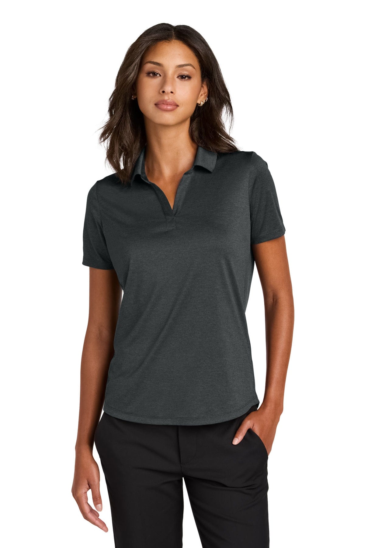 Mercer+Mettle Polos/Knits XS / Anchor Grey Heather Mercer+Mettle® Women's Recharge Jersey Polo MM1021