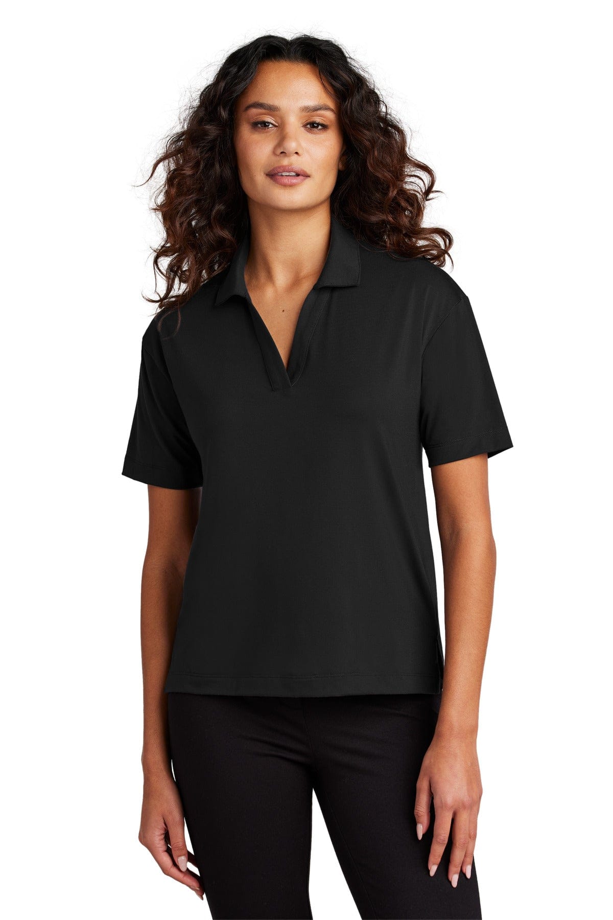 Mercer+Mettle Polos/Knits XS / Deep Black Mercer+Mettle® Women's Stretch Jersey Polo MM1015