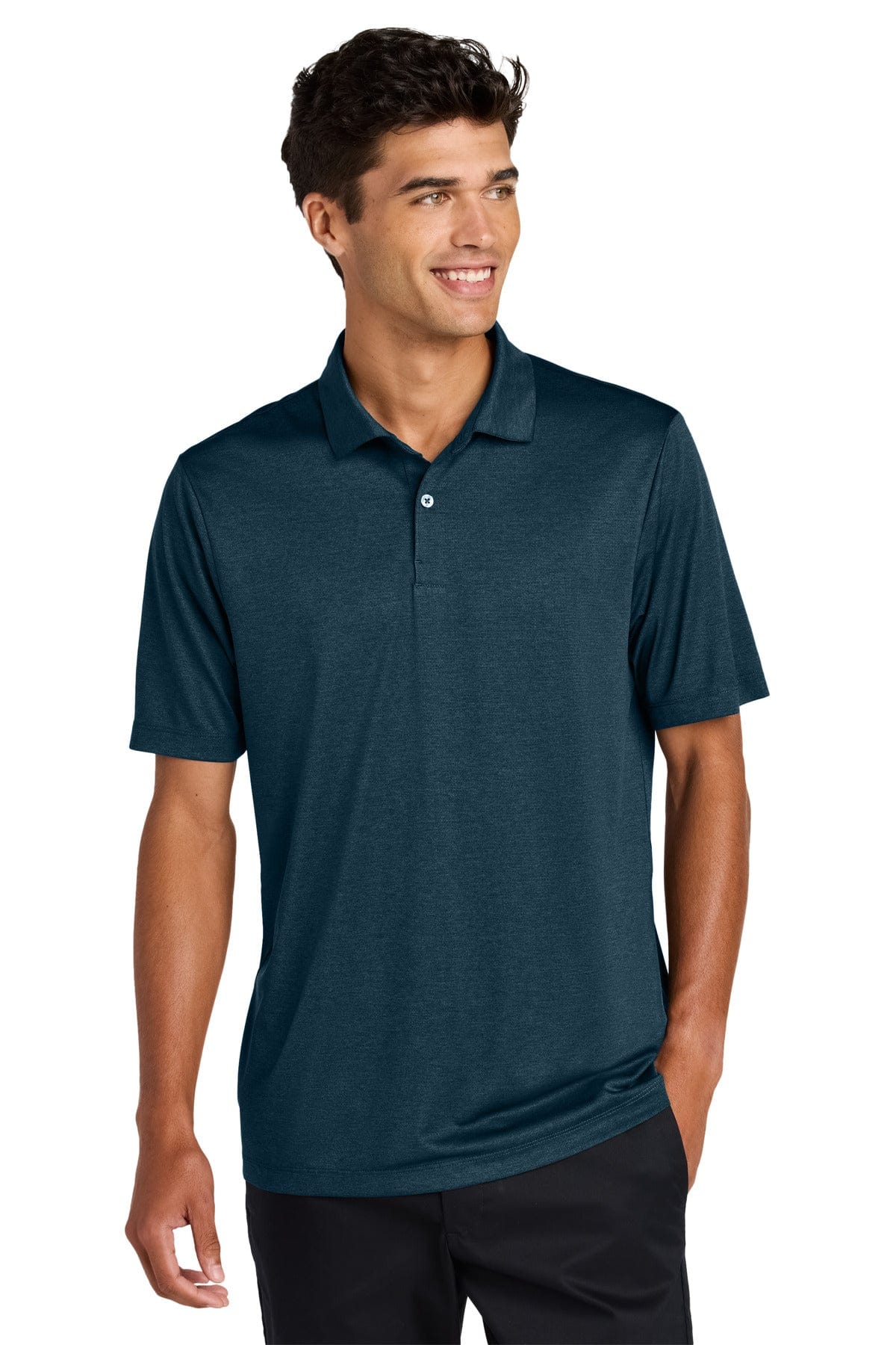 Mercer+Mettle Polos/Knits XS / Insignia Blue Heather Mercer+Mettle® Recharge Jersey Polo MM1020