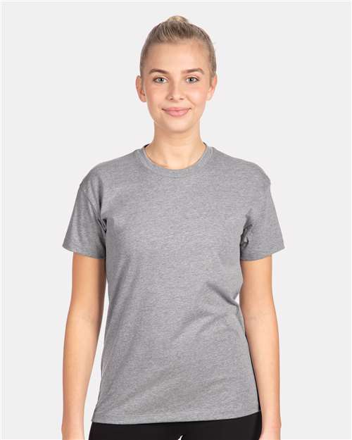 Next Level 11224 XS / Heather Grey Next Level 3910: Women's Cotton Relaxed T-Shirt
