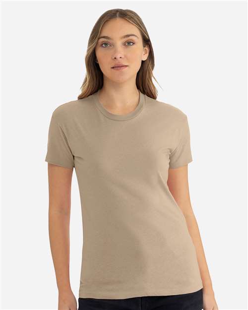 Next Level 11224 XS / Tan Next Level 3910: Women's Cotton Relaxed T-Shirt