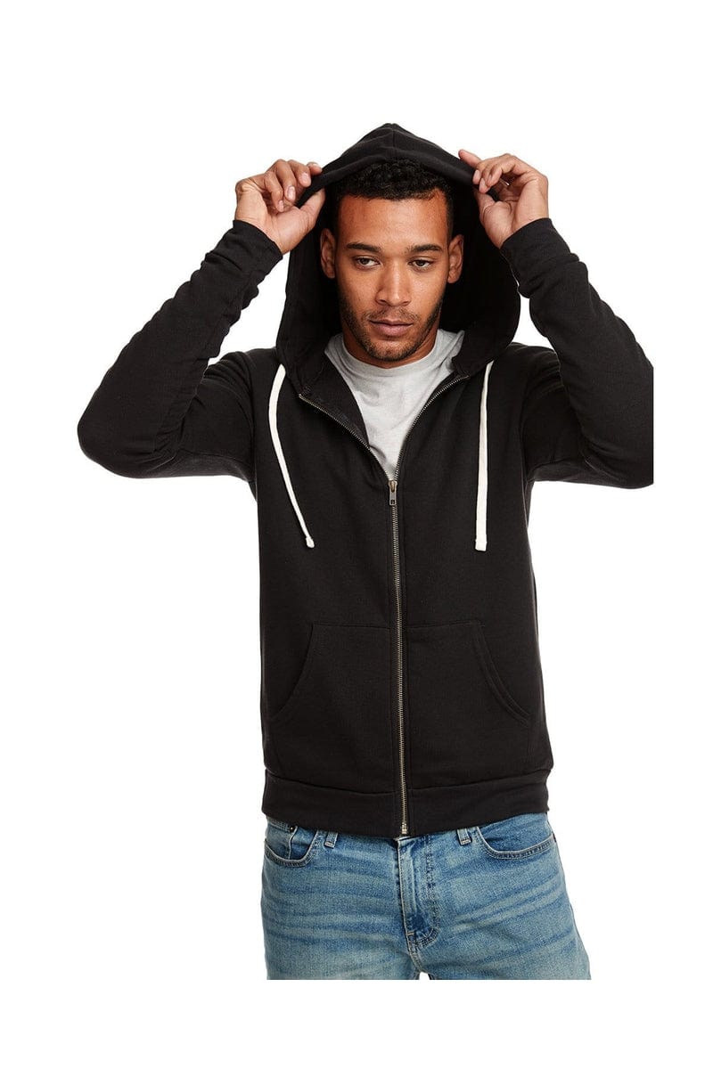 Next Level Sweatshirts/Fleece XS / Black Next Level NL9602: Unisex Zip Hoody