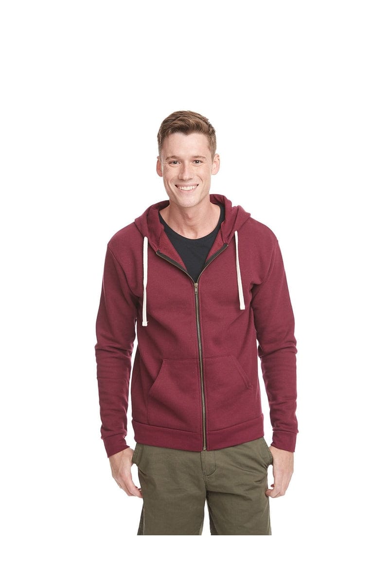 Next Level Sweatshirts/Fleece XS / Maroon Next Level NL9602: Unisex Zip Hoody