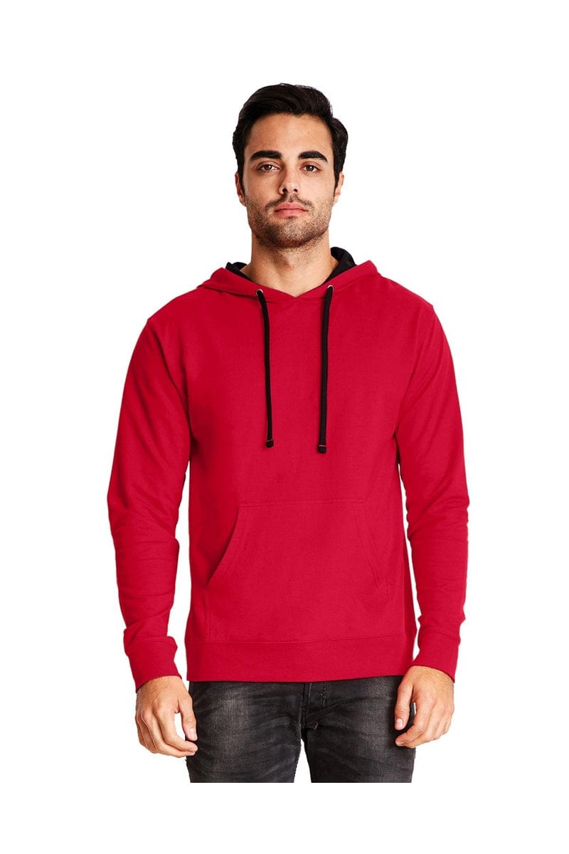 Next Level Sweatshirts/Fleece XS / Red/ Black Next Level 9301: Unisex French Terry Pullover Hoody
