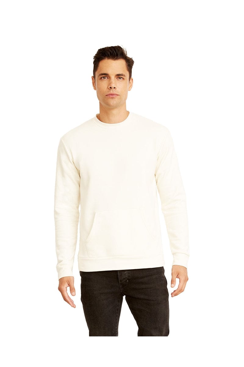 Next Level Sweatshirts/Fleece XS / White Next Level 9001: Unisex Crew with Pocket