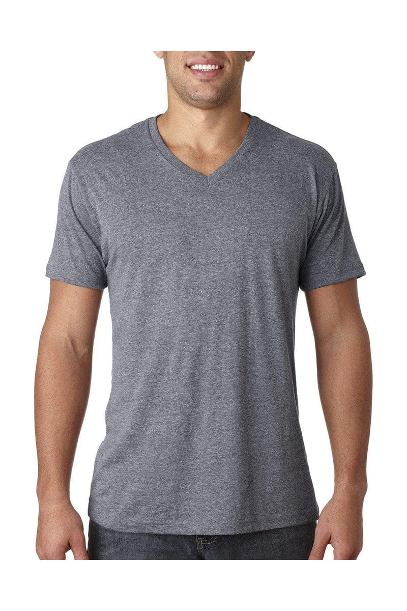 Next Level T-Shirts Next Level 6040: Men's Triblend V Neck