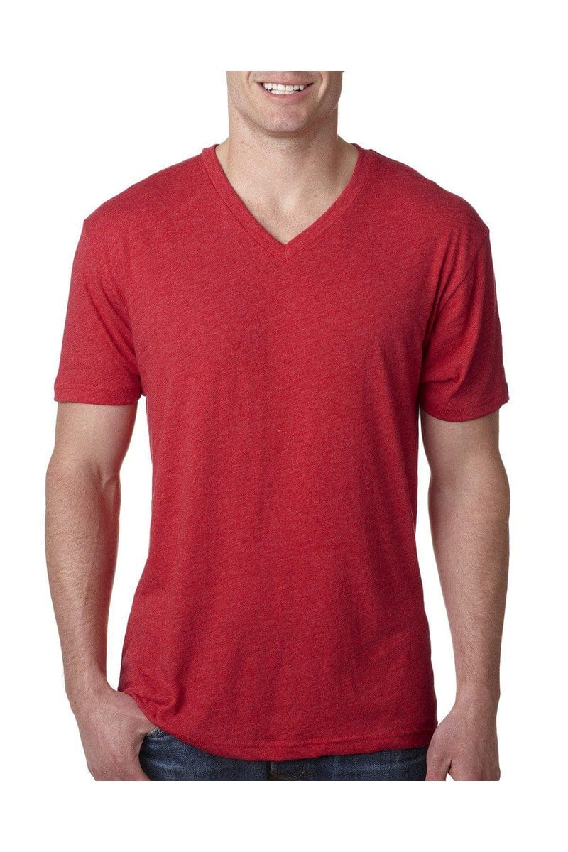 Next Level T-Shirts Next Level 6040: Men's Triblend V Neck