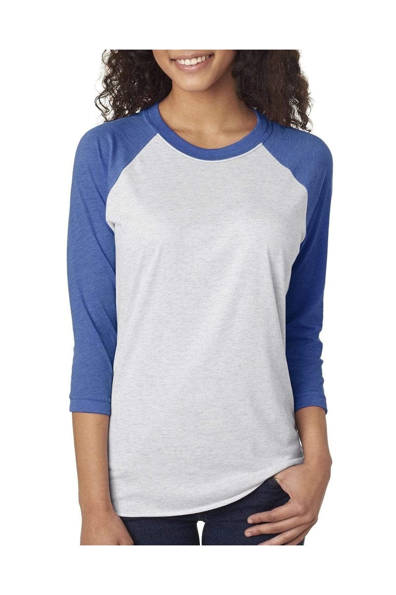 Next Level T-Shirts Next Level 6051: Unisex Triblend 3/4-Sleeve Raglan