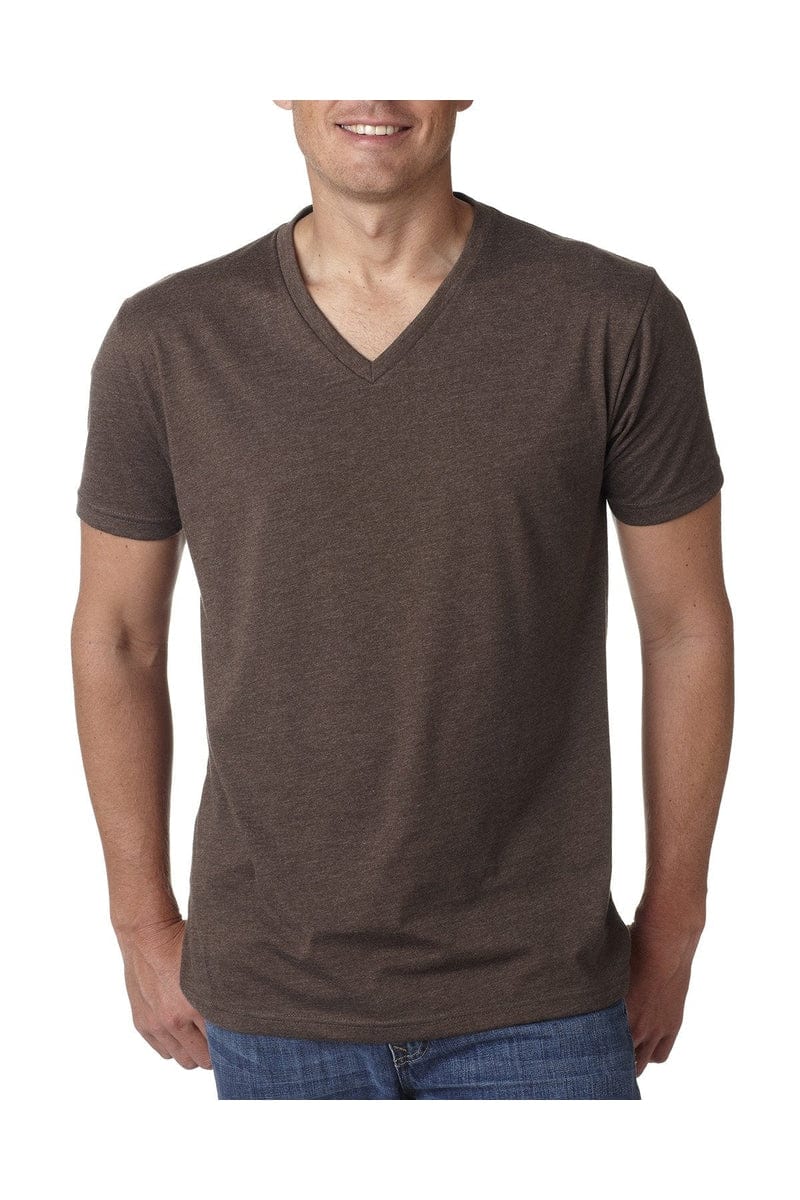 Next Level T-Shirts S / Espresso Next Level 6240: Men's CVC V-Neck T-Shirt
