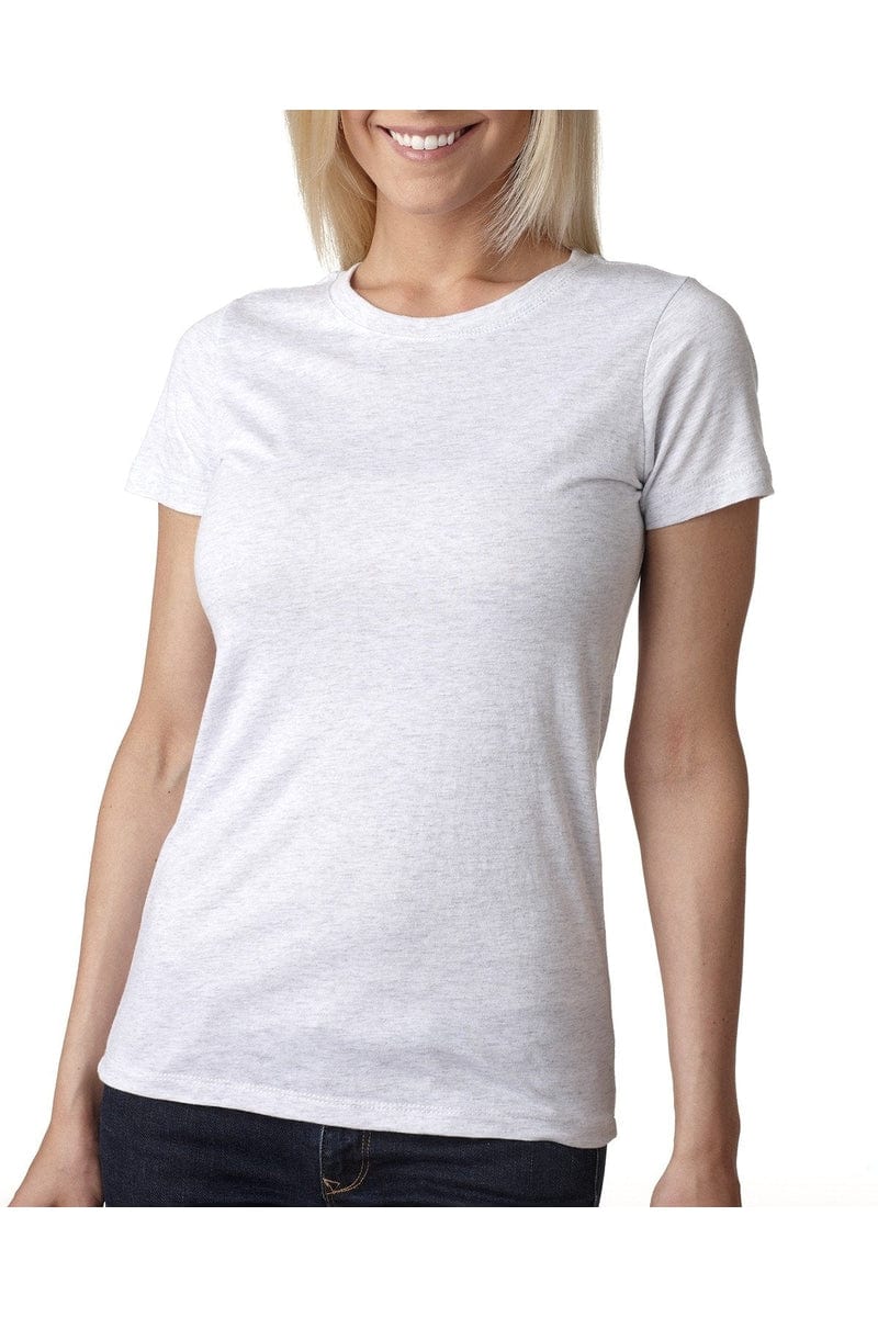Next Level T-Shirts S / Heather White Next Level 6710: Ladies' Triblend Crew