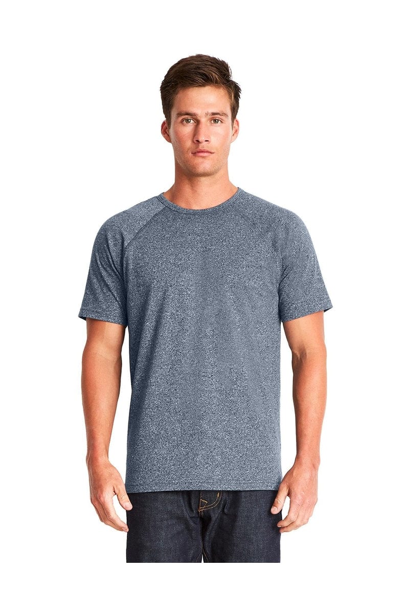 Next Level T-Shirts S / Indigo Next Level 2050: Men's Mock Twist Short-Sleeve Raglan T-Shirt