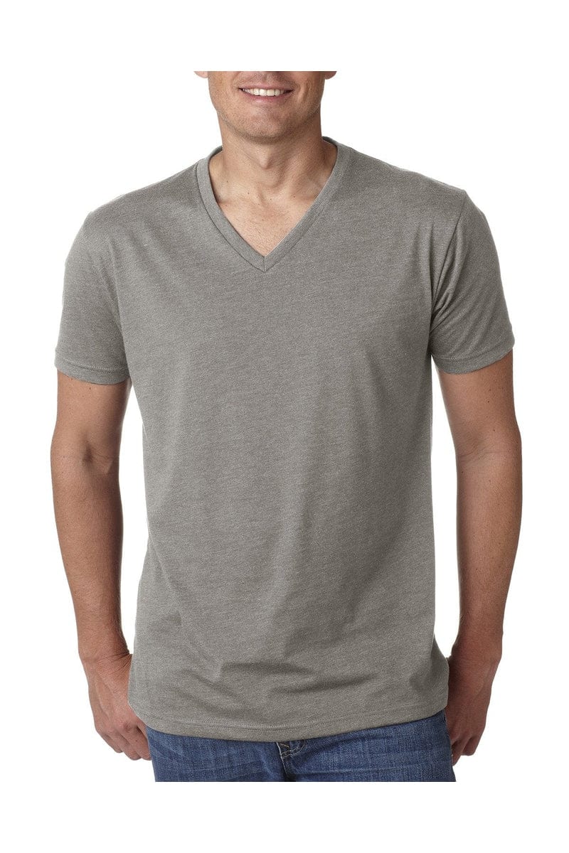 Next Level T-Shirts S / Stone Gray Next Level 6240: Men's CVC V-Neck T-Shirt