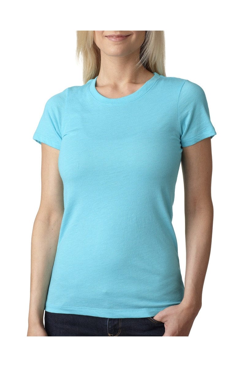 Next Level T-Shirts S / Tahiti Blue Next Level 6710: Ladies' Triblend Crew