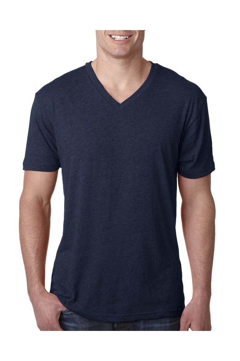 Next Level T-Shirts S / Vintage Navy Next Level 6040: Men's Triblend V Neck