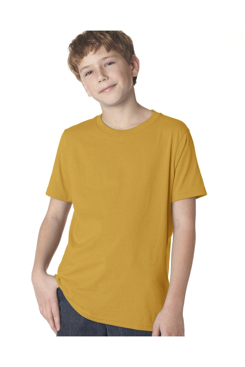 Next Level T-Shirts XS / Antique Gold Next Level 3310: Youth Boys’ Cotton Crew