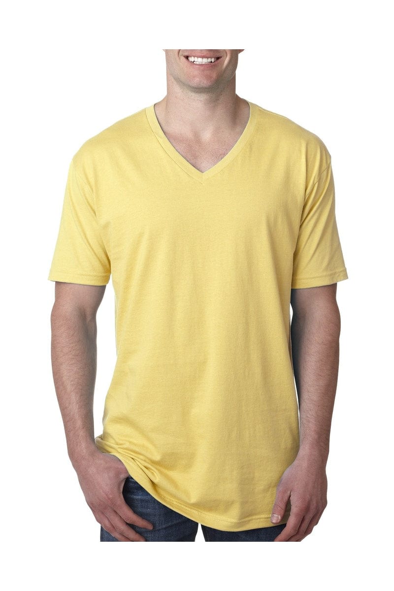Next Level T-Shirts XS / Banana Cream Next Level N3200: Men's Cotton V Neck
