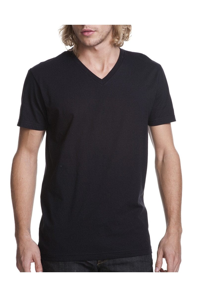 Next Level T-Shirts XS / Black Next Level N3200: Men's Cotton V Neck