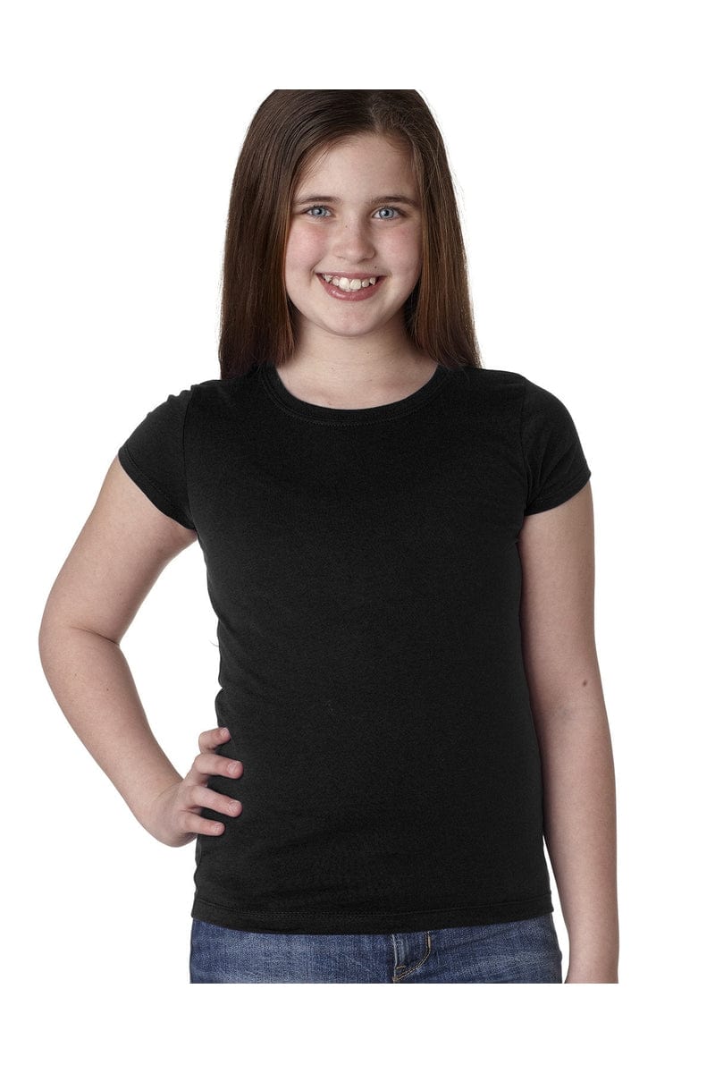 Next Level T-Shirts XS / Black Next Level N3710: Youth Girls’ Princess T-Shirt