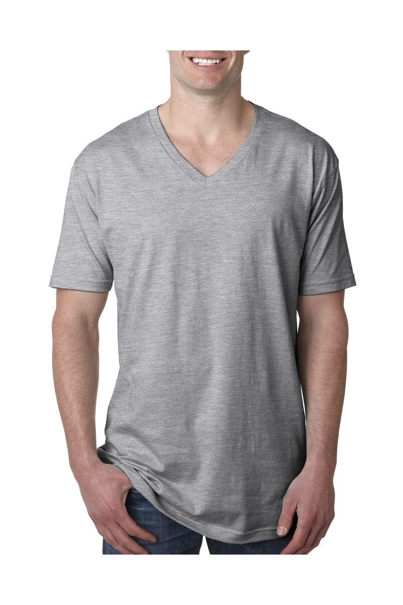 Next Level T-Shirts XS / Heather Gray Next Level N3200: Men's Cotton V Neck